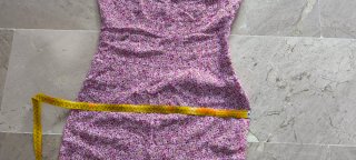Vestido floral viscosa talla 42