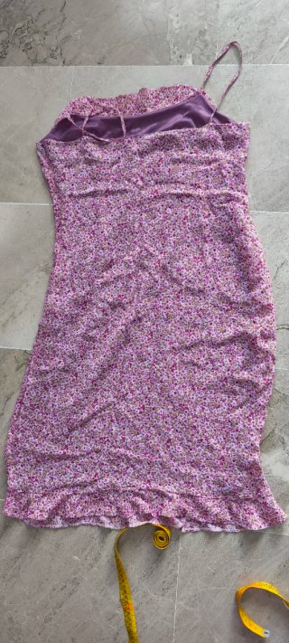 Vestido floral viscosa talla 42