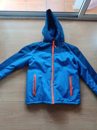Chaqueta de nieve infantil azul de talla 13-14