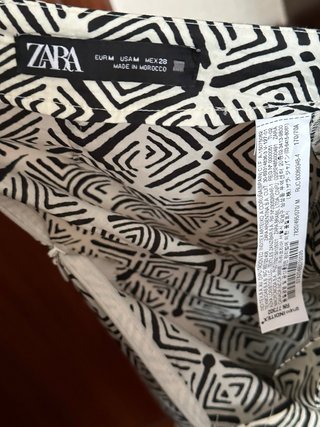 Falda Zara Estampada Talla M