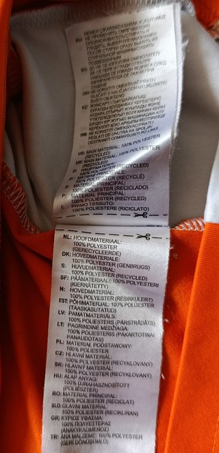 Camiseta Deporte Adidas Naranja Talla XS