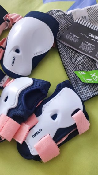 Protecciones Oxelo Talla XS Patinaje