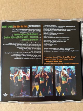 Britney Spears - You Drive Me Crazy CD Single