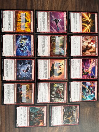 Mazo MTG Spiderman Cartas Rojas