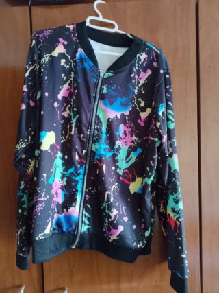 Chaqueta bomber multicolor