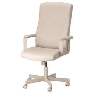 Silla de escritorio beige