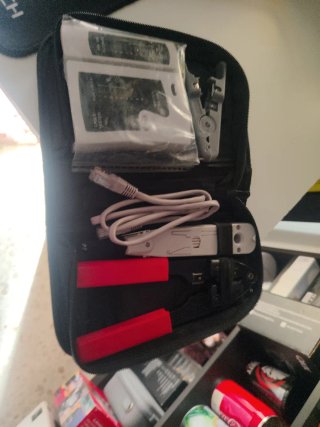 Kit Crimpadora RJ45 y Herramientas Red