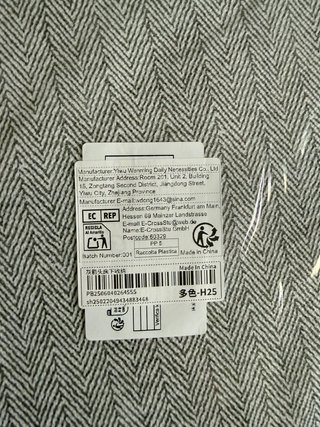 Organizador de tela gris