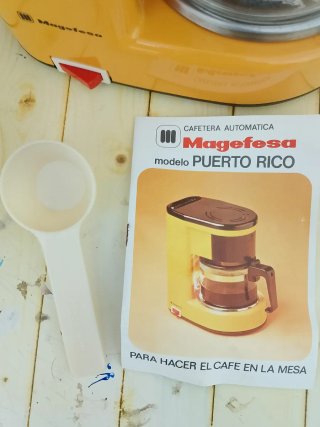 Cafetera Magefesa Puerto Rico Amarilla