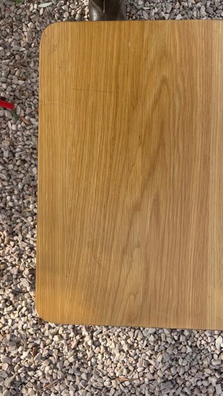 Mesa y 2 Sillas Infantiles Madera y Metal Rojo