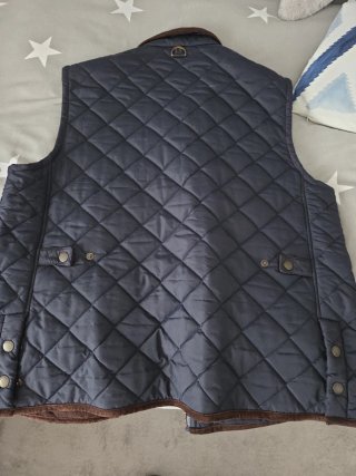 Chaleco Hackett XL Marrón y Azul