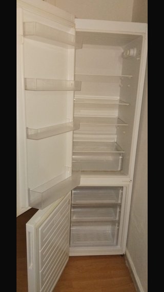 Nevera combi blanca