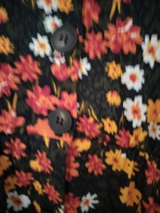 Vestido midi estampado flores