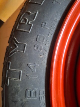 Rueda de repuesto FIAT 135/80 B15