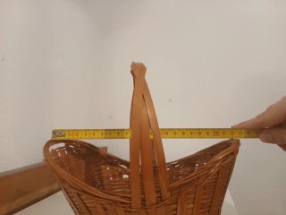 Cestita de Mimbre Artesanal