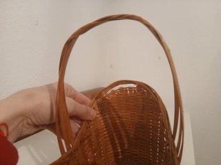 Cestita de Mimbre Artesanal