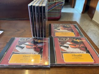 8 CDs Música Clásica: Mozart, Verdi, Vivaldi