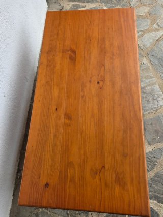 Taula auxiliar rectangular fusta / Mesa madera