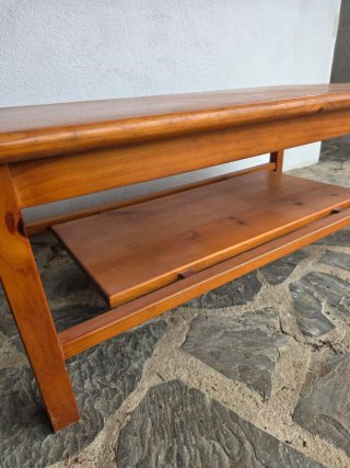 Taula auxiliar rectangular fusta / Mesa madera