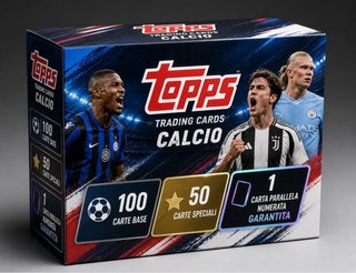 Lotto carte Topps Calcio con 1 parallela numerata