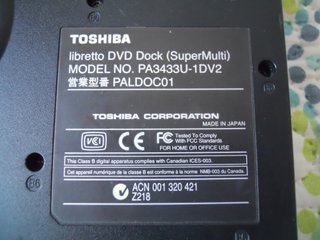 ORDENADOR TOSHIBA LIBRETTO U100 + DOCKING STATION