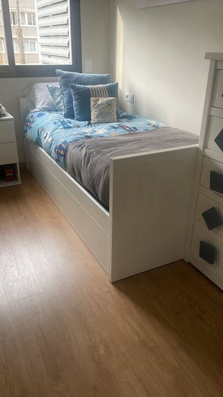 Cama con arcón/canapé 200x100cm con almacenaje