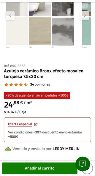 Baldosas cerámica turquesa