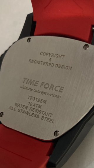 Reloj Time Force TF3125M02 Negro/Rojo