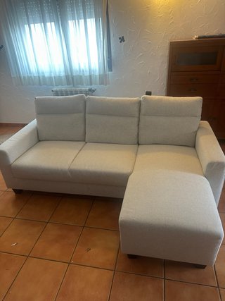Sofá chaise longue Ikea BOLLSTANÄS beige