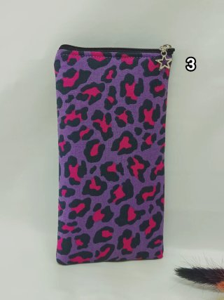 Funda gafas animal print hecha a mano