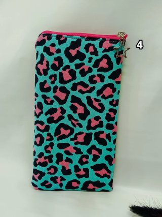 Funda gafas animal print hecha a mano