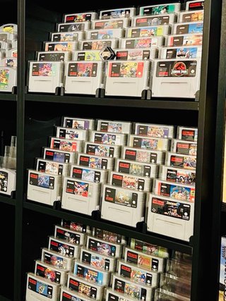 Soporte para juegos Super Nintendo