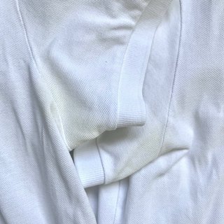 Polo Lacoste Blanco Parches Kawaii Bordados TallaM