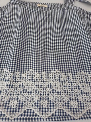 Conjunto de top y pantalón cuadros, talla XL/48