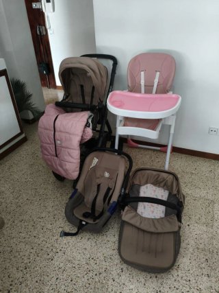 Carro Be Cool 3 piezas + trona