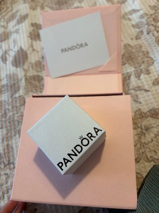 Pendientes Pandora recubrimiento Oro 14k Infinito