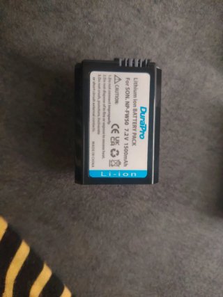 2 Batterie DuraPro NP-FW50 per Fotocamera