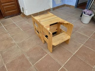 Torre aprendizaje transformable 3 en 1