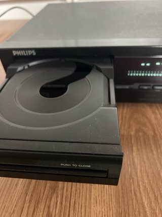 Reproductor Philips CD614 Retro Negro