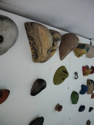 Presas de escalada para rocódromo