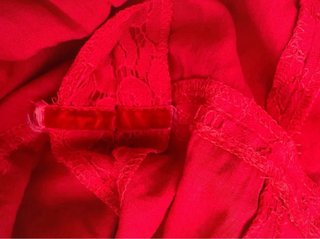 Vestido Flamenca Encaje Micaela Villa Rojo