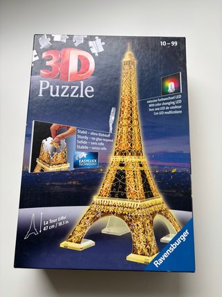 Puzzle 3D Ravensburger Torre Eiffel LED