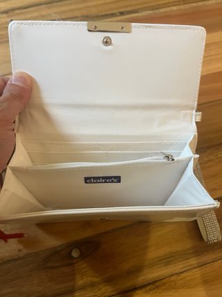 Cartera de mano Claire's con pedrería