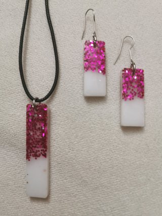 pendientes y colgante ver fotos, modelos a 7 c /u
