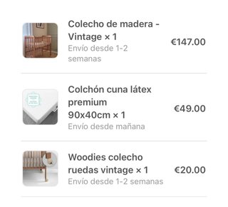 Minicuna Co-sleeper Hola BB Amsterdam Madera
