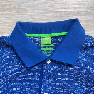 Polo Hugo Boss Azul Degradado Punteado Hombre