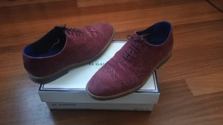 Zapatos burdeos El Ganso Talla 42