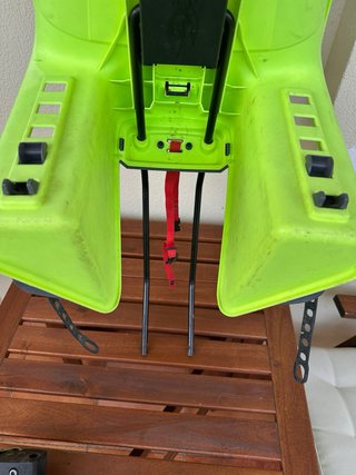 Silla bici infantil verde