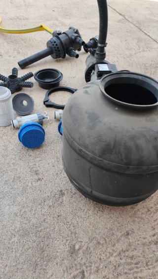 Bomba, Válvula y Filtro Depuradora Piscina