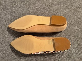 Manoletinas Glo Talla 40 Beige Multicolor
